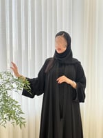 عباية سيلينا بقماش انترنت دبل كلوش