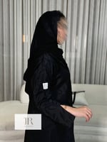 l Summer new عباية الدانه بقماش الاناقة وجاكار ريش...