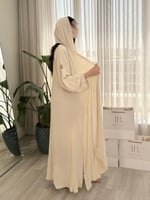 لجين | صيفيه بقماش سي واي فستقي