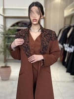 عباية إيليف بقماش كربب باربي تركي جملي ( طقم ثلاث...