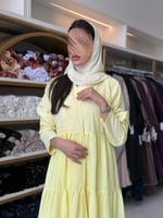 عباية هوانا بقماش روكاما مع طبقات حرير ناعم