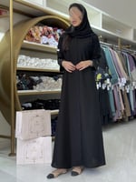 عباية سارونه بقاش كريب الاناقة تدخيلات تفته ناعم ب...