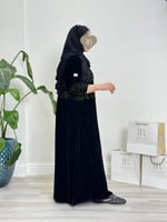 Winter collection ا عباية بلقيس مخمل كوري تطريز زي...