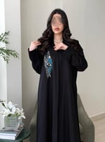 كولكشن العيد | عباية فراشه بقماش كريب ايطالي بحياك...