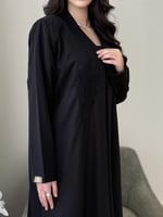 كولكشن العيد | عباية فراشه بقماش كريب ايطالي بحياك...