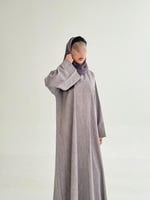 عباية خيلاء بقماش كريب مغربي موف