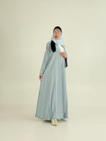 عباية نوريه بقماش كريب انترنت بارد بتخريم كمبيوتر...