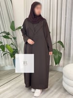 طقم الاناقة - بني ( 3قطع )