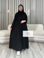 l Summer new عباية الدانه بقماش الاناقة وجاكار ريش...