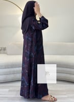 تشكيلة الصيف | عباية شيفون دبل فيس - موف