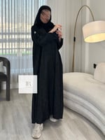 عباية غاده l بقماش جاكار تخيلات التفته الناعمة - ا...