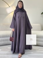 عباية لنن مكسر خفيف صيفي - فيراني