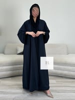 جديد الصيف l عباية مياده دبل فيس - اسود وكحلي