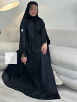 عباية غاده l بقماش جاكار تخيلات التفته الناعمة - ا...