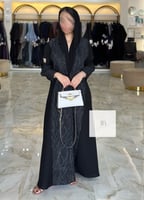 جديد الصيف | عباية الاناقة تدخيلات تطريز فضي