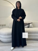 عبايه فلوك - اسود (2)