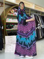 عباية سماهر بقماش شيفون مبطن دبل فيس 1