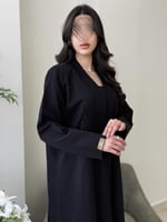 كولكشن العيد | عباية فراشه بقماش كريب ايطالي بحياك...