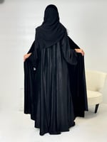 تشكيلة شتاء 2024 - عباية ايسون نص كلوش مخمل بكسرات...