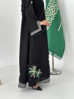 عباية الحاكمة بقماش الاناقه مطرز