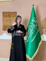 اليوم الوطني | عباية رؤية بقماش كريب الابداع بتطري...