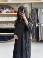 عباية بولين تفته ناعم مع دانيل بالجوانب اسود