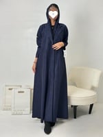 تشكيلة شتاء 2024 - عباية ميلينا بقماش شامواه مطرز...