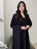 كولكشن العيد | عباية فراشه بقماش كريب ايطالي بحياك...