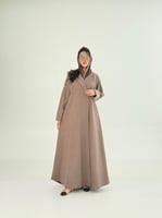 عباية يسرى بقماش جوخ شتوي لحمي