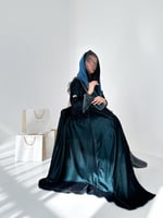 Winter collection ا عباية صوفيا مخمل مع جاكار - تر...