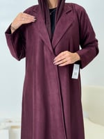 تشكيلة شتاء 2024 - عباية ميلينا بقماش شامواه مطرز...