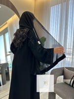 تشكيلة العيد | كريب الابداع بتطريز اسود اسوارة