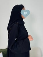 عباية عروب ا كويتي بقماش انترنت اسود