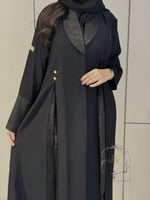 عباية بشرى يقماش بلاك بيري تدخبلات حرير