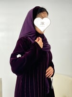 عباية تاليا مخمل كسرات كوري عودي