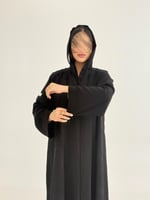 عباية نوف بقماش شاكيرا اكمام ملكي