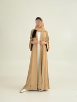 عباية نوريه بقماش كريب انترنت بارد بتخريم كمبيوتر...