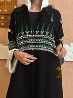 عباية امجاد بقماش كريب الاناقه تدخيلات ملكي مطرز ا...