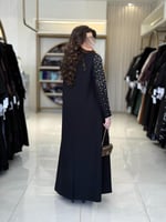 بليزر | عباية كارولينا بقماش كريب الاناقة بلولو ال...