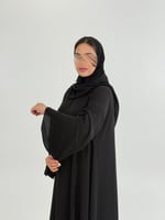 عباية ليلى بقماش انترنت مسكره من الامام