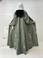 تشكيلة شتاء 2024 - عباية فيتوريا جوخ تطريز تيفاني