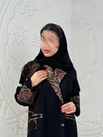 بليزرات العيد ا عباية غاليه كريب الاناقة تطريز ملو...