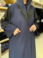 عباية فايا بقماش جوخ كحلي