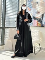 تشكيلة شتاء 2024 - عباية الفه بقماش شامواه وكريب ا...