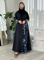 عباية روانا ا كريب حرير تدخيلات دانسون