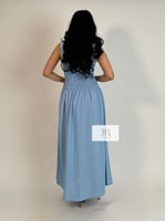 فستان - سماوي