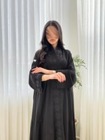 عباية جليله بقماش انترنت كويتي بتطريز نجوم