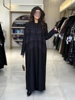 بليزر | عباية تايلا بقماش كريب ايطالي تدخيلات موف