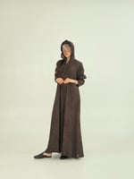 عباية حنين بقماش اورجنزا فلوك مخرم بني