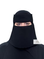 نقاب بقماش كوري قصير | مغاط مائل ، بدون مقوى